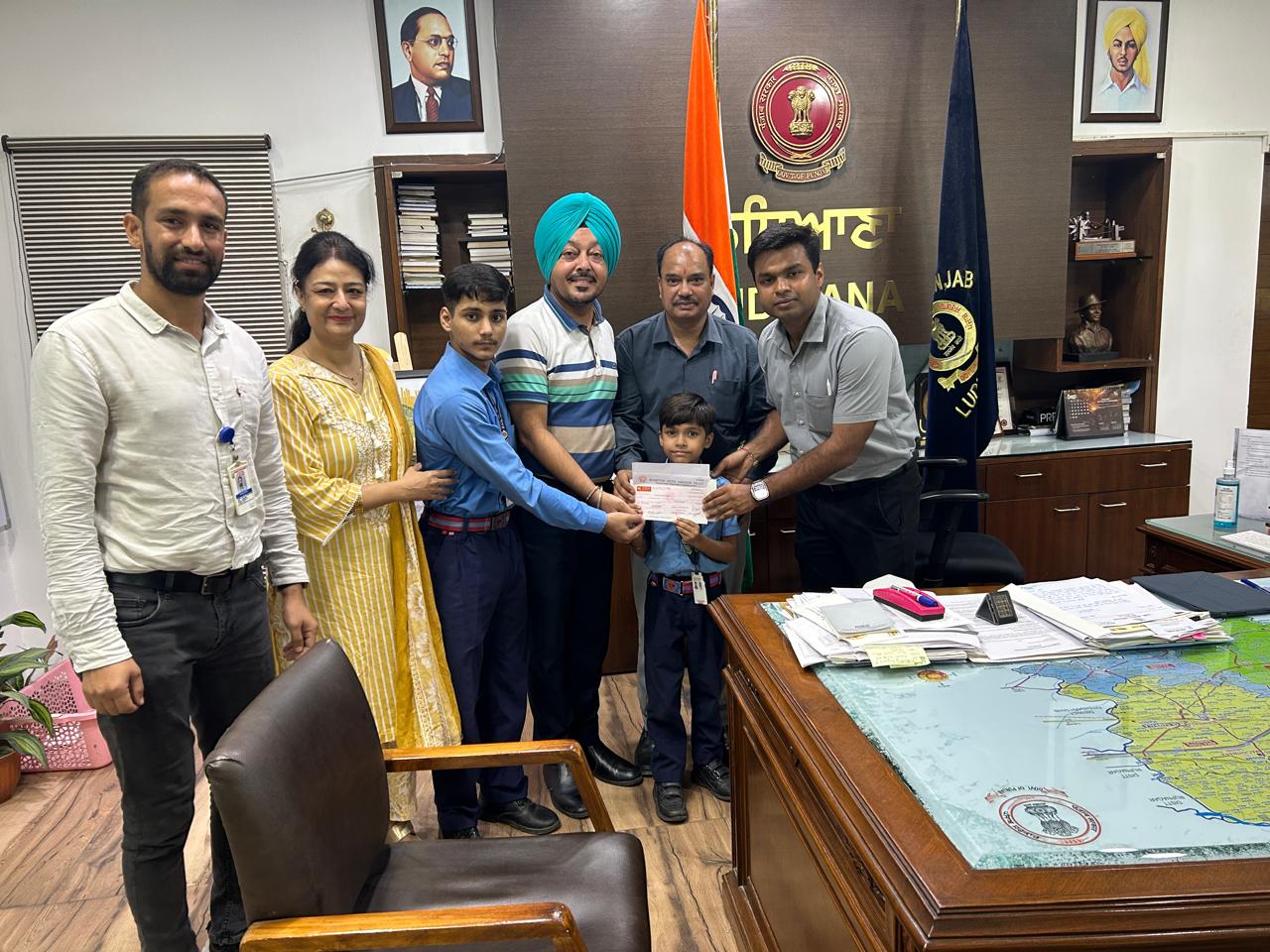 ​Humanitarian Endeavor: Bhartiya Vidya Mandir Trust Extends Support to Punjab Flood Victims
